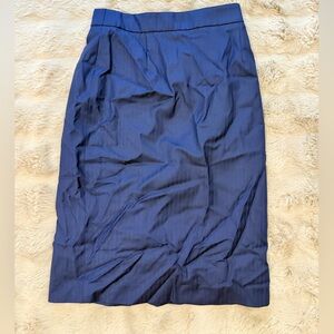 100% Wool Navy Blue Pants